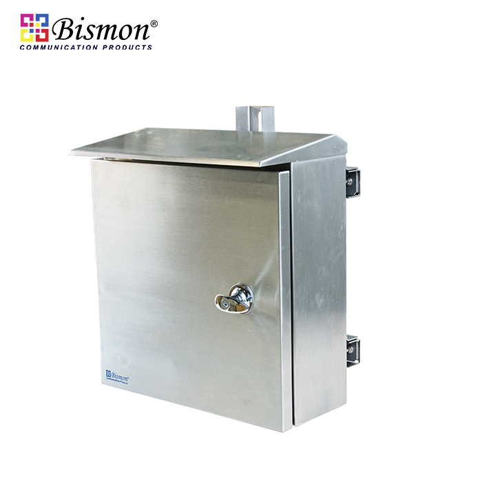 Wall Mount Outdoor Fiber optic 48-72 Core Stainless Steel